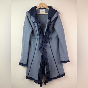 Anthropologie Sparrow Merino Wool & Silk Sweater Coat